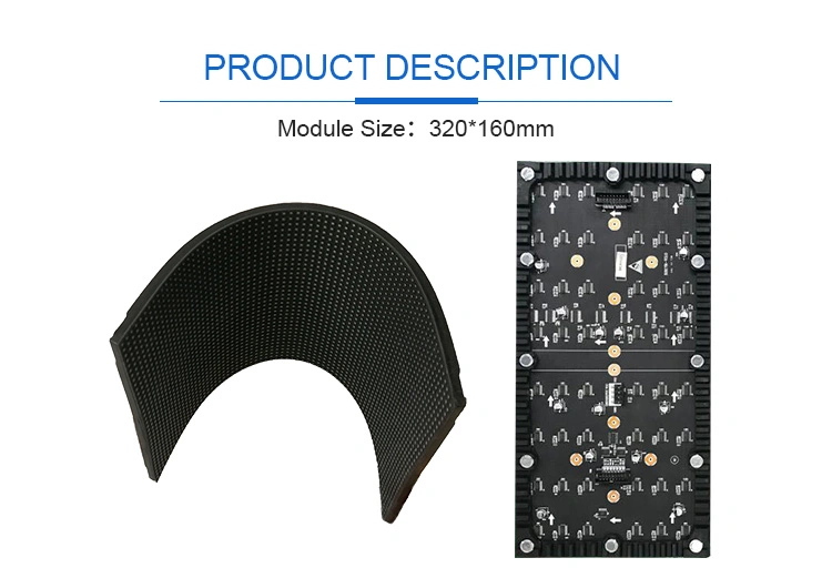 China Suppliers Indoor Advertising P2.5 LED Screen Flexible Slim Flexible LED Display Screen